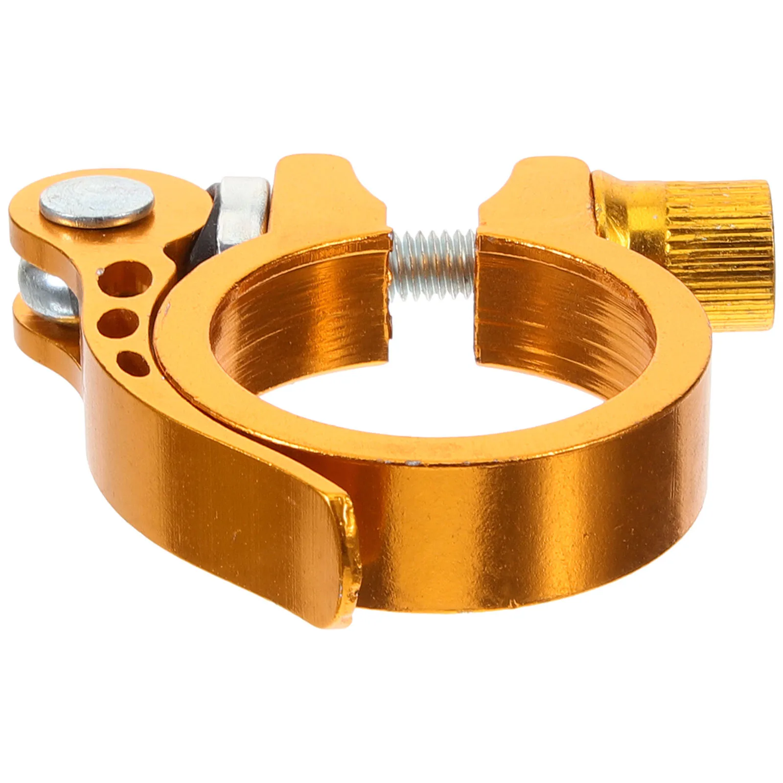 

Quick Release Tube Clamp Bolt Type Road Bike Seat Clamp Bike Cycle Folding Alloy Clip Durable Compatible Casual Post