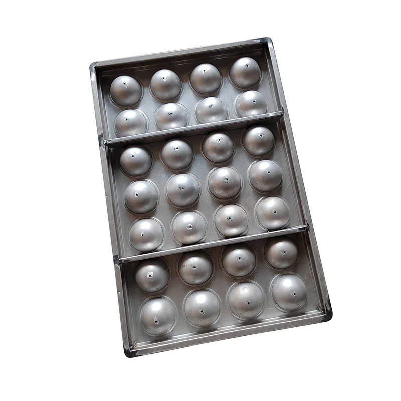 Heavy Duty Metal Half-ball Hemisphere Sphere Muffin Baking Tray Non Stick Cupcake Baking Pan