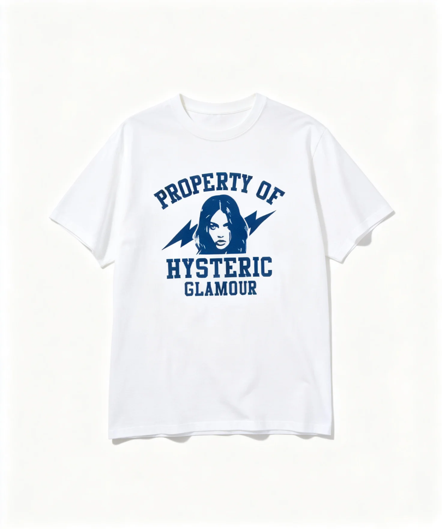 2026 New HYSTERIC GLAMOUR Family Matching Oversized Unisex TShirt Vintage Girl Portrait Graphic Tee Casual Streetwear Cotton Top