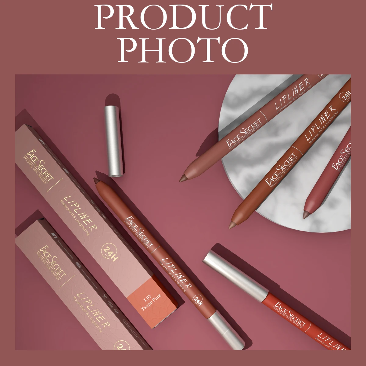 Matita per labbra impermeabile a 12 colori, fodera precisa in velluto a lunga durata e senza peso con texture super morbida e sfumabile, morbida opaca