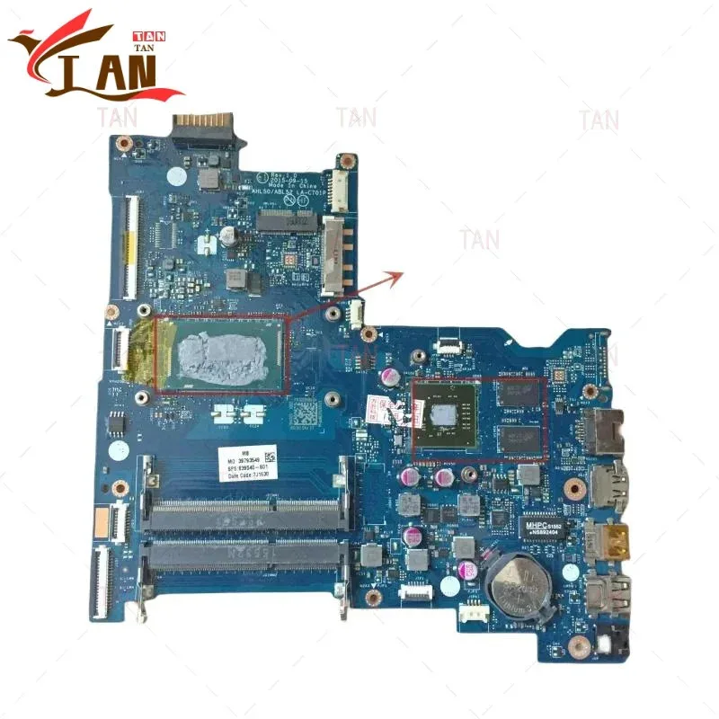 

XMSJ LA-C701P For HP TPN-C125 15-AC 15-AY Motherboard 839540 -601 With I5-4210U CPU Mainboard 100% Tested Fast Ship TT