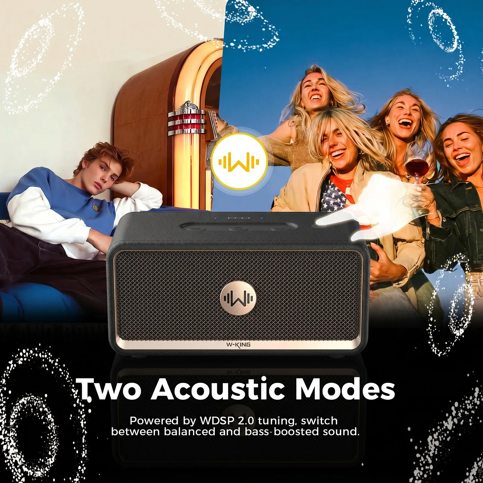 W-KING H130 40W Bluetooth Spea - Portable Bluetooth Speaker Waterproof Ipx7 review and price