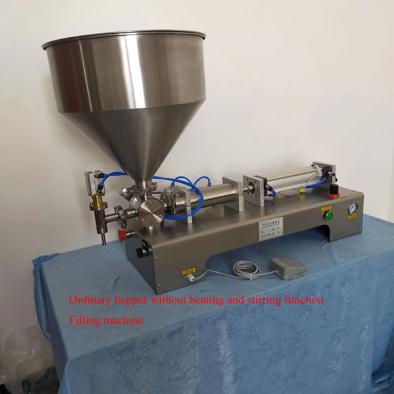 

PBOBP Paste Filling Machine Pneumatic Cream Viscous Liquid Honey Sauce Bottle Filler Cosmetic Beverages Production Machinery