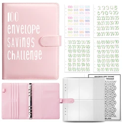 10 Envelope Challenge Binder Save Savings Challenges Loose-Leaf Binder Budget Binder With Cash Envelopes Money Organizer System