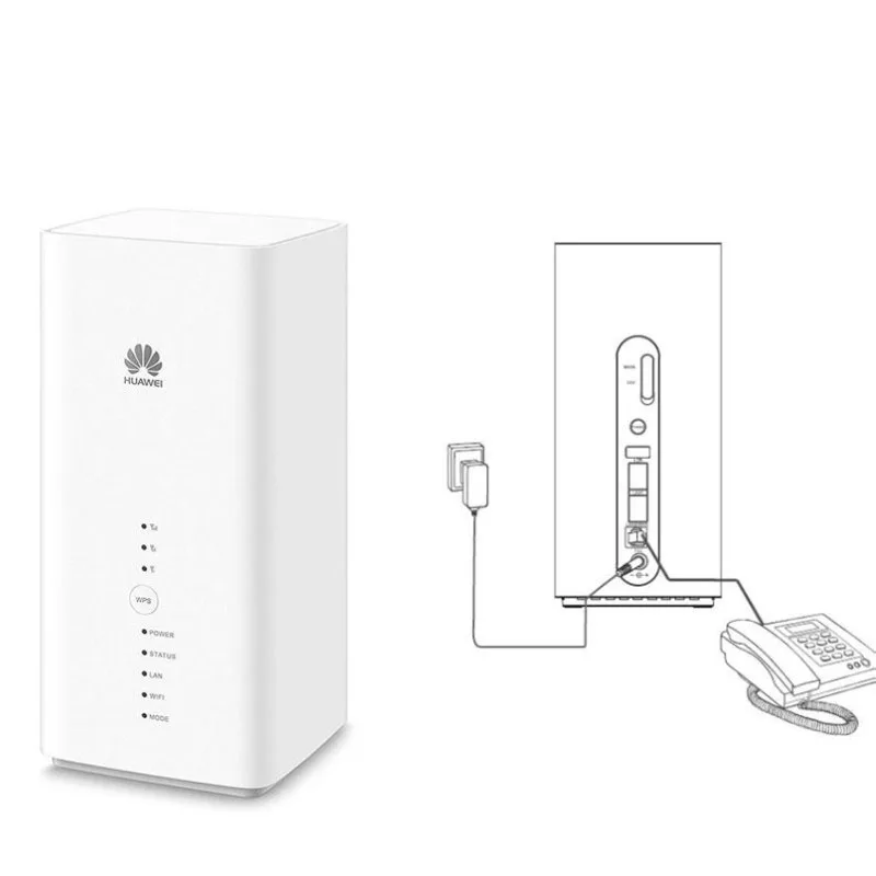 الأصلي هواوي B618S-22D واي فاي مكرر 4G LTE راوتر Cat11 600Mbps شبكة لاسلكية موسع إشارة الداعم مع فتحة بطاقة Sim