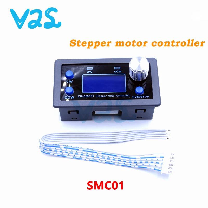 

ZK-SMC01 SMC01 42 57 Stepper Motor Controller Positive and Reverse Angle Pulse Speed Control Board Programmable PLC Serial