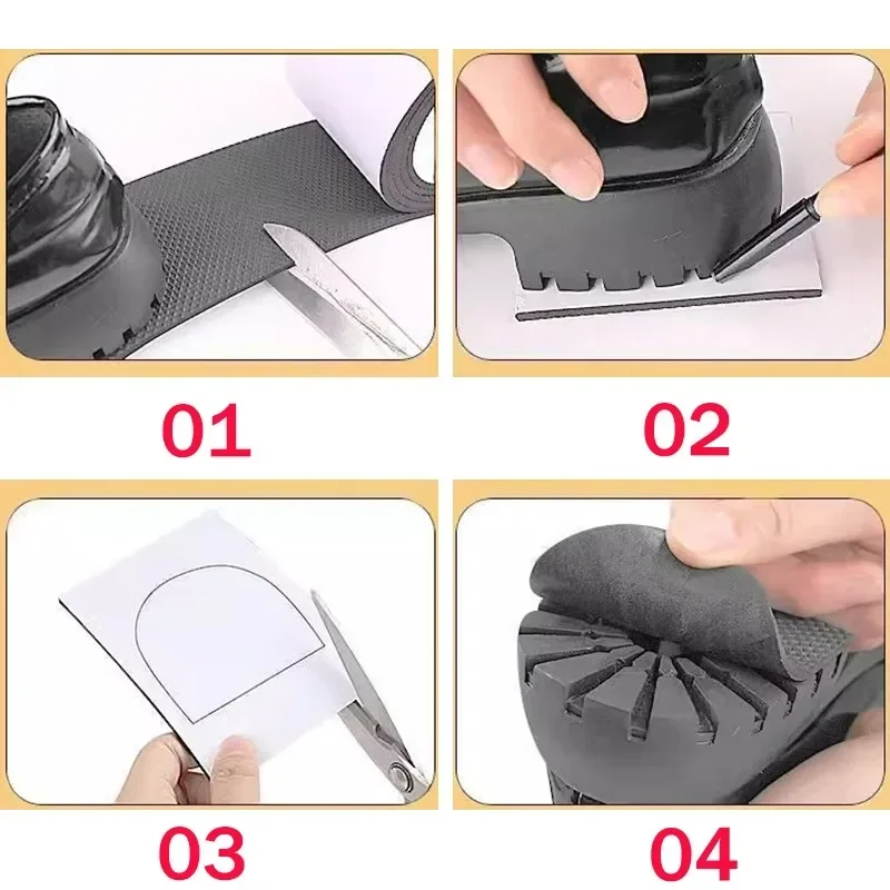 Non-Slip Shoes Stickers No-adhesive High Heel Sticker 100cm Anti-Slip Heel Sole Protectors Long Lasting Shoes Care Pads Cushion