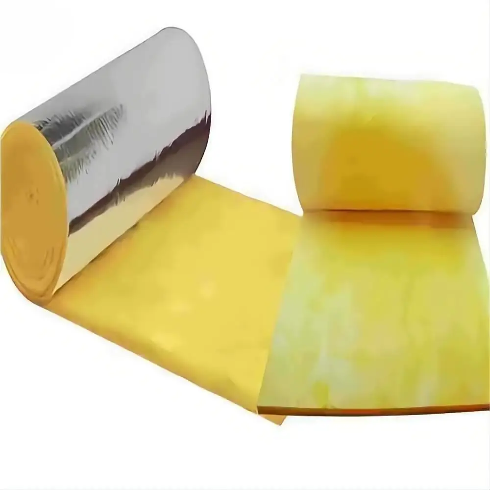 Glass wool insulation roll felt is directly sold by glass wool manufacturers and has sound-absorbing and thermal insulation effe