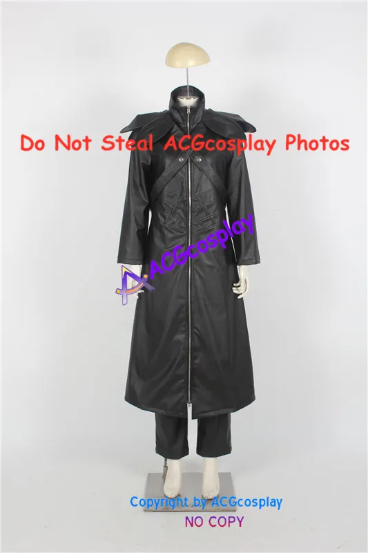 Final Fantasy 7 Advent Children Yazoo Cosplay Costume acgcosplay faux leather made