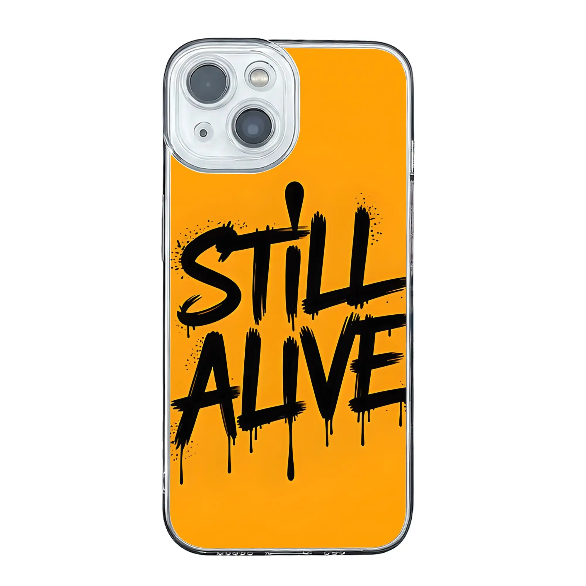 Funda Anticolisión para Teléfono con Diseño de Banksy 'Still Alive' para iPhone 17 16 15 14 13 12 11 Pro Max