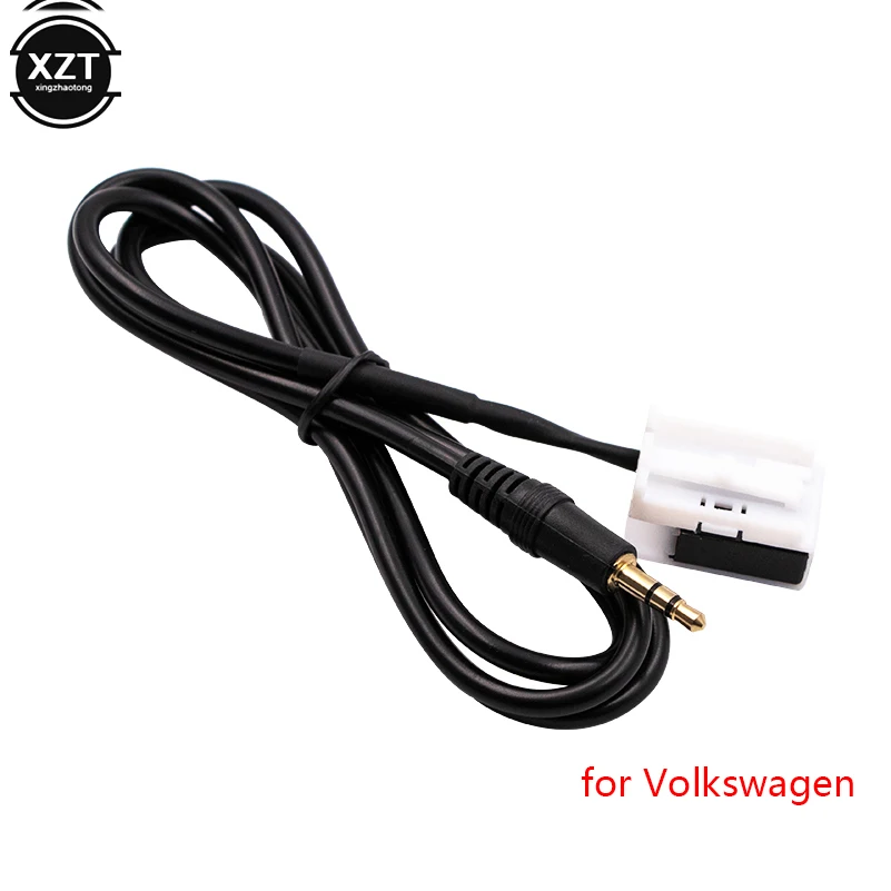 Car Aux Cable 3.5MM MP3 Audio Adapter For Peugeot 307 308 408 407 507 For VW RCD510 RCD310 RCD300 For Golf 6