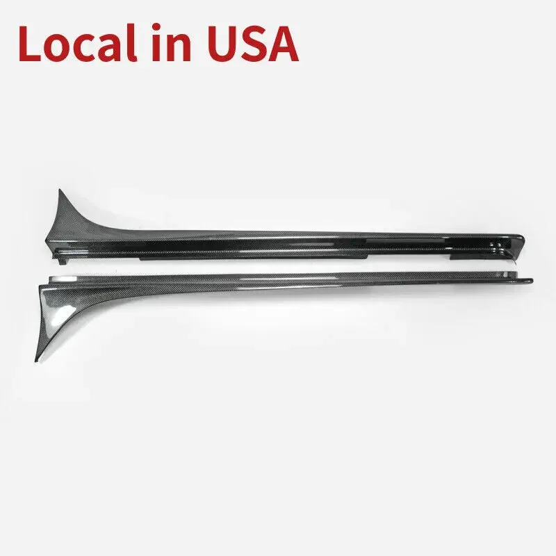 (Local in USA) For Mazda MX5 NC Miata Carbon Fiber Side Skirt extension GVN Style Bodykits