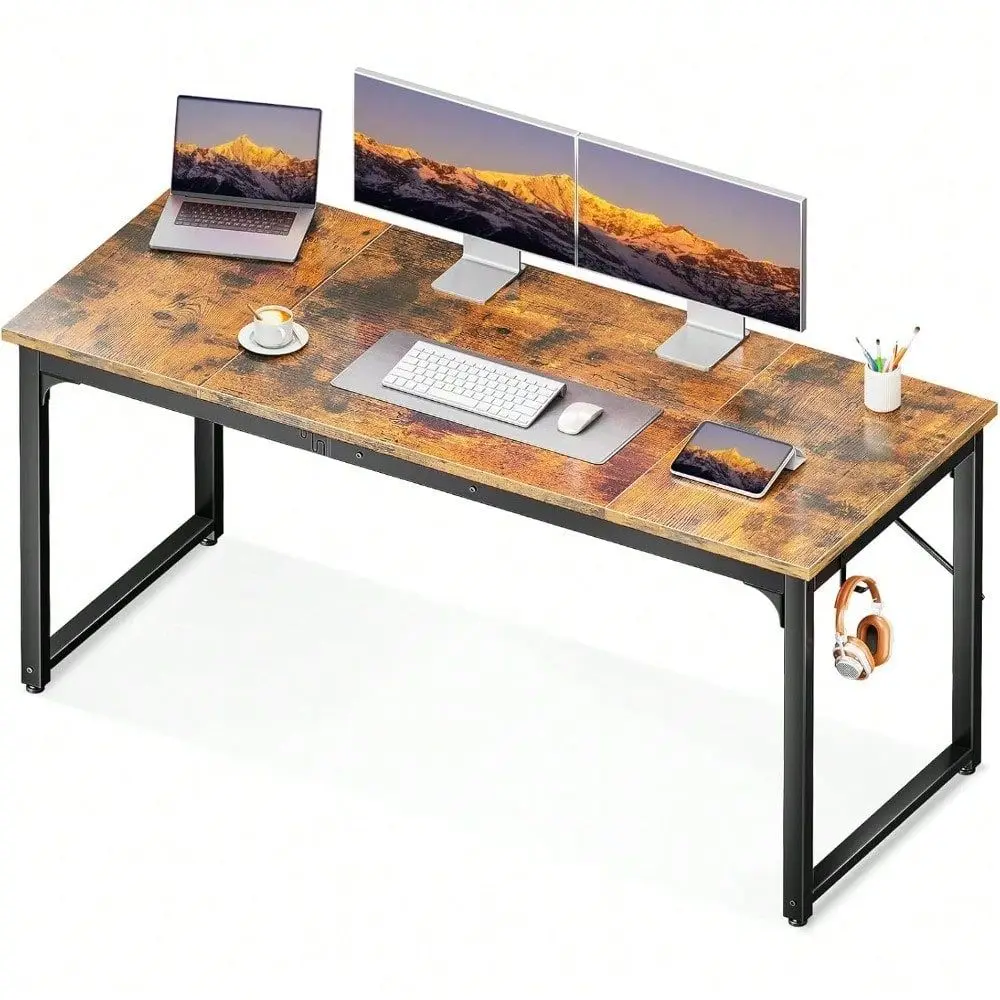 

Inch Computer Desk, Modern Simple Style Desk For Home Office, Study Student Writing Desk, Vintage