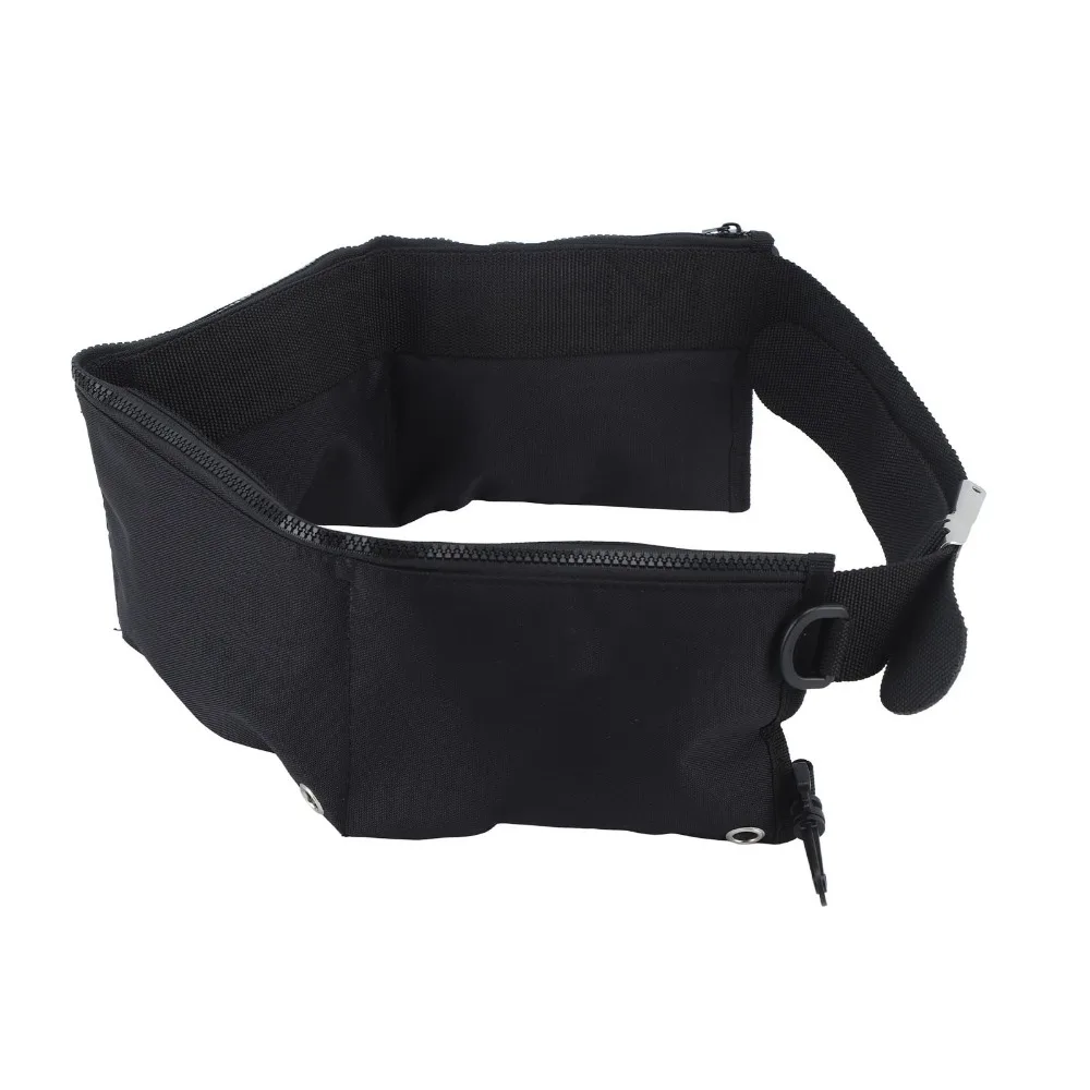 4 Pocket Diving Weight Belt Double D Shape Buckle Quick Release Buckle Zippered Weight Belt Snorkeling Weight Belt Scuba Diving