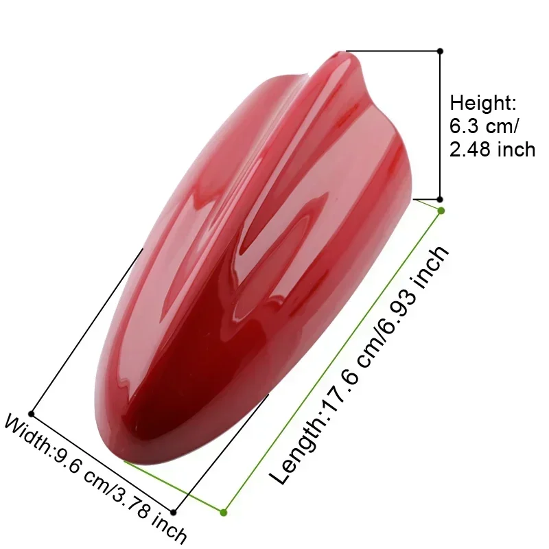 Super Shark Fin Antenna Universal Auto Radio Receiving Aerial FM/AM Car Styling Suitable for Ford Puma Flex Focus II III IV