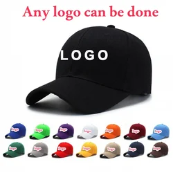 Custom Adult Baseball Caps for Women Men Hip Hop Trucker Snapback Hat Adjustable Dad Hat DIY Print Embroidery Sports Hats