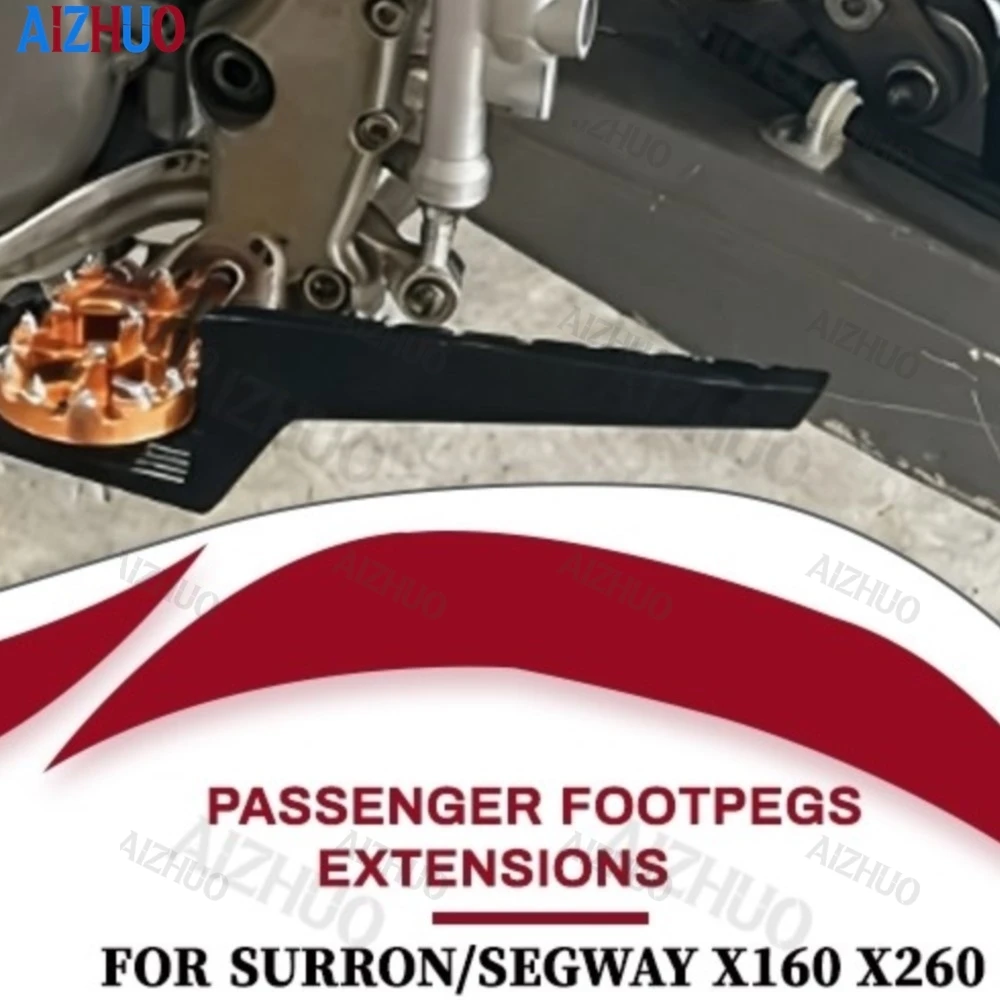 

Удлинители подножек для Segway X160 X260, аксессуары для мотокросса и внедорожных мотоциклов, удлинители подножек для пассажира