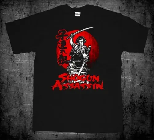 Japan Lonewolf and Cub Shogun Assassin Classic Kozure Okami Samurai Film 2019 Summer Round Neck Men'S Summer Create A Shirt