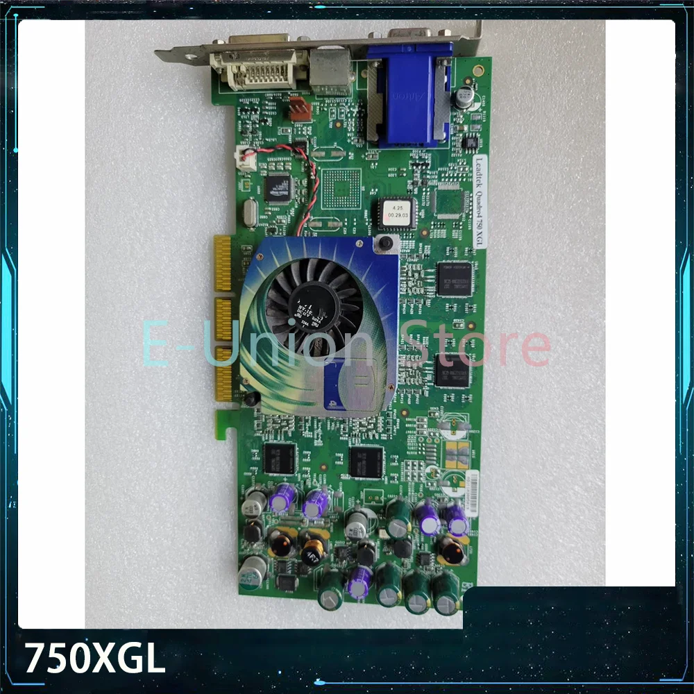 For Quadro4 750 XGL Graphics Card AGP 128M 750XGL Graphics Card