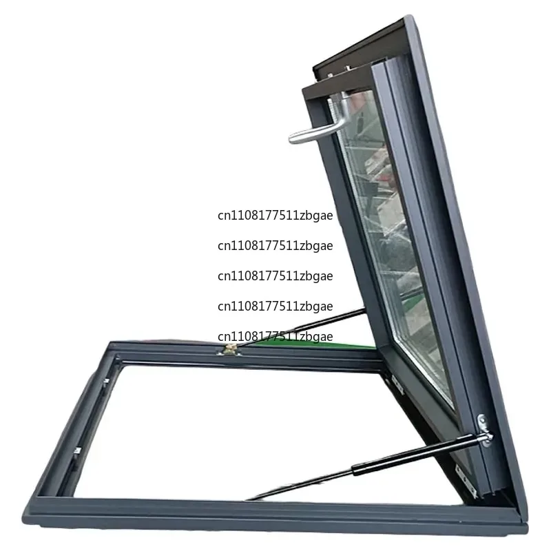 Manual Glass, Basement Lighting Well Thickened Aluminum Alloy Skylight Roof, Slanted Flat Roof, Electric Window, Sun Room