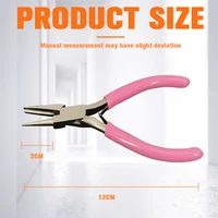Round Concave Pliers Wire Looping Pliers Precision Jewelry Pliers Wire Bending Tools Jewelry Hand Tools DIY Tool Cutting Pliers 6