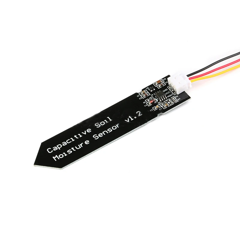 Capacitive Soil Moisture Sensor Module Not Easy to Corrode Wide Voltage Wire 3.3~5.5V Corrosion Resistant W/ Gravity for Arduino