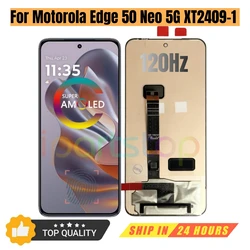 iParts Replacement New Display for Motorola Edge 50 Neo 5G XT2409-1 MC431 120Hz OLED Touch Screen Assembly OEM Repair Parts