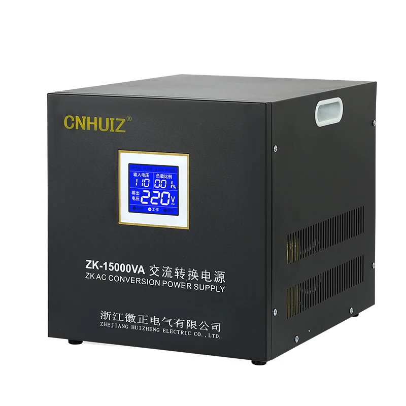 Customization ZK-15KVA Voltage Converter 220V 110V Step up and Step Down Transformer Fully Automatic Power Voltage Regulator