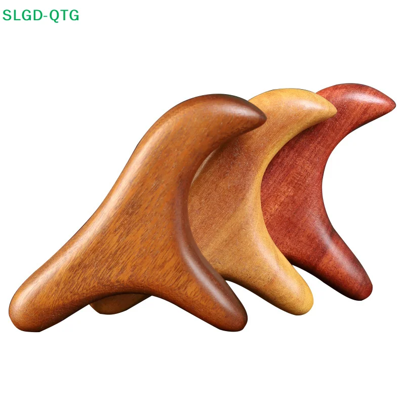 1 Stück Sandelholz Triggerpunkt-Massagegerät Gua Sha Werkzeug für Zuhause und Fitness Professionelles Therapie-Massagegerät für Rücken, Beine, Hände und Gesicht