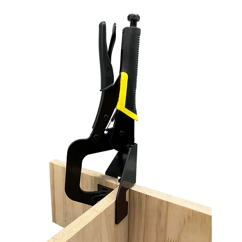 Quick‑Release T‑Cross 90° Woodworking Jig Anti‑Shift Right Angle Clamp For Cabinet Diagonal Hole Fixing Assembly