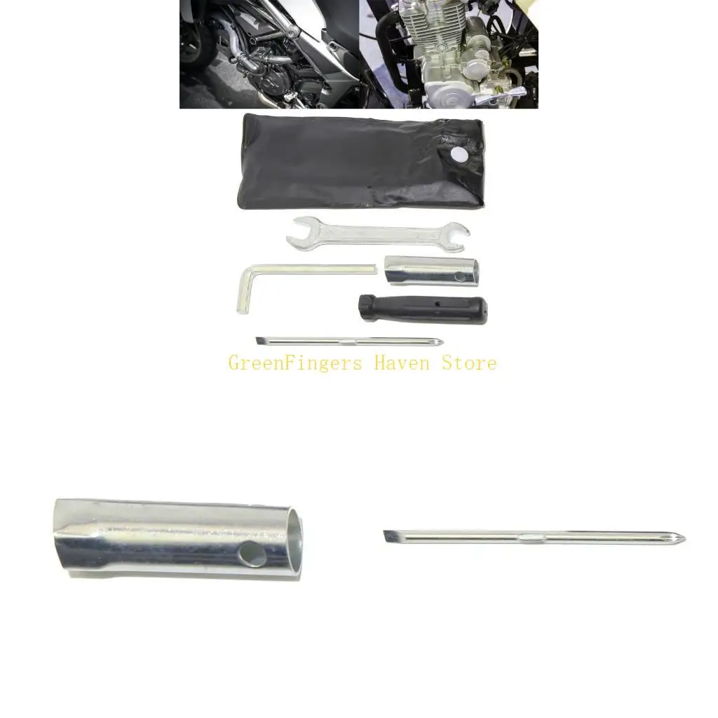 

F68d 4pcs Motor -Mortry Repair Tool Tool Harench отвертка Мотоцикл стальной набор для открытого конца