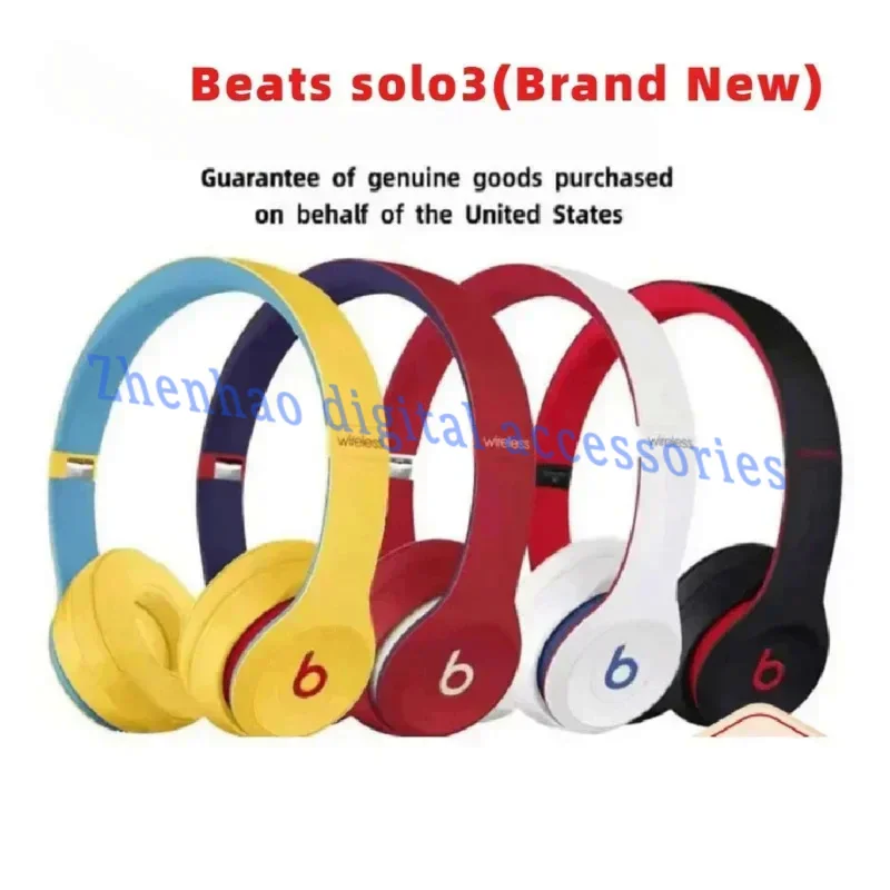 

For Beats Solo3 Wireless Bluetooth Headsets Magic Sound B Noise-Canceling Studio3 Headphones