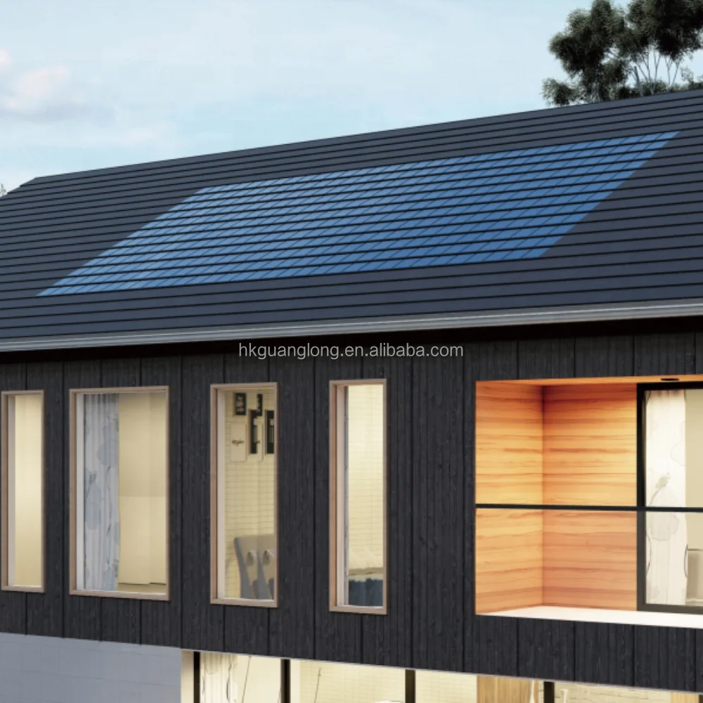 Solar Roof Single Arch Tile 150W  Colour for Wholesaler BIPV Building Integrated Photovoltaic Customized Hexagonal Shapes