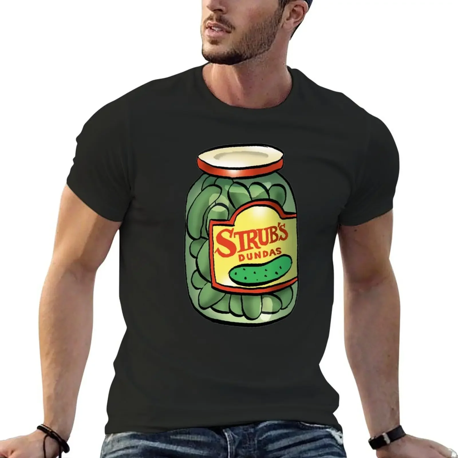 Strub Pickles T-Shirt boys whites cute tops graphics mens clothes