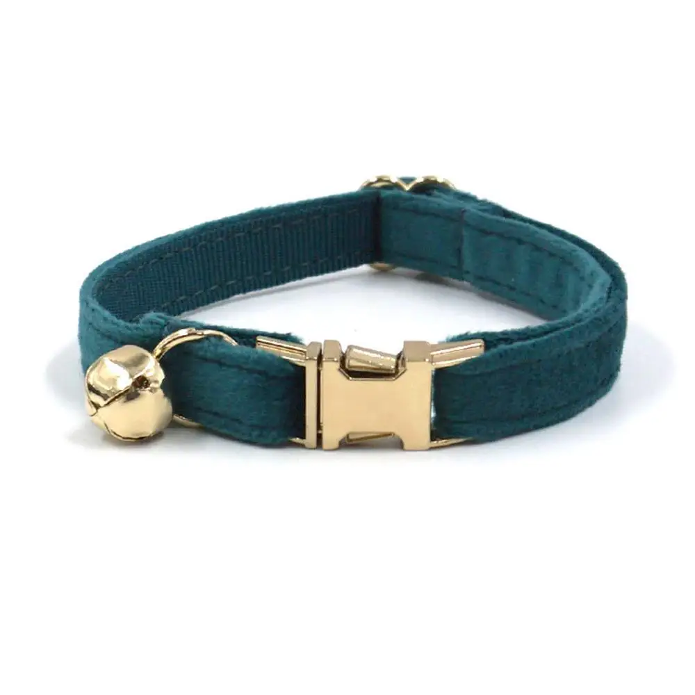 Kostenlose Gravur Personalisiertes Mehrfarbiges Weiches Samt-Katzenhalsband mit Kleiner Glocke, Katzenbedarf, Zubehör – Detail 21