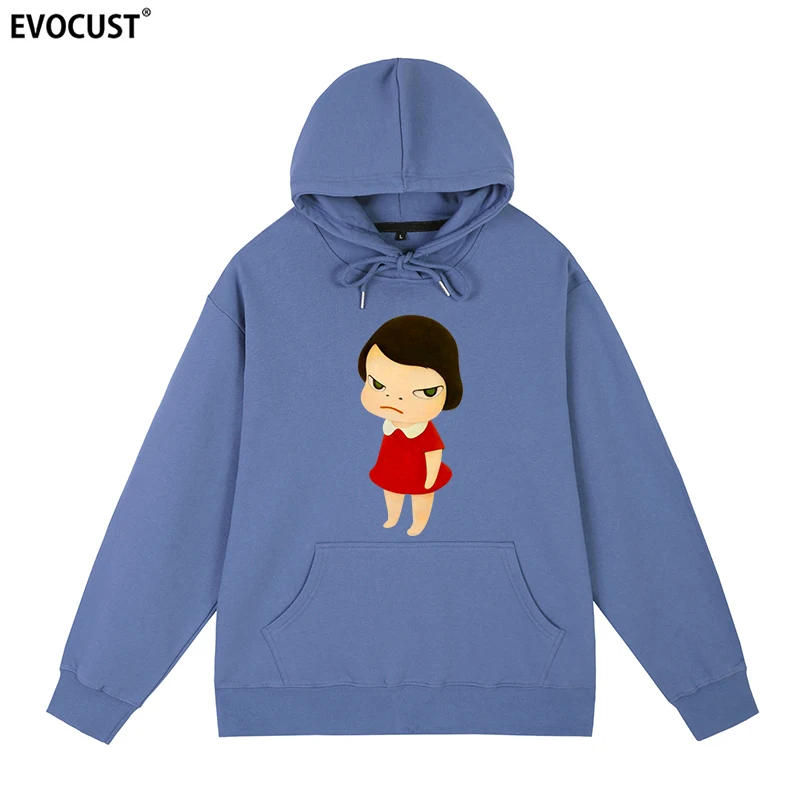 

Yoshitomo Nara Kawaii Funny Anime Harajuku Novelties Cute Cool Fashion Hoodies Sweatshirts men women unisex Cotton