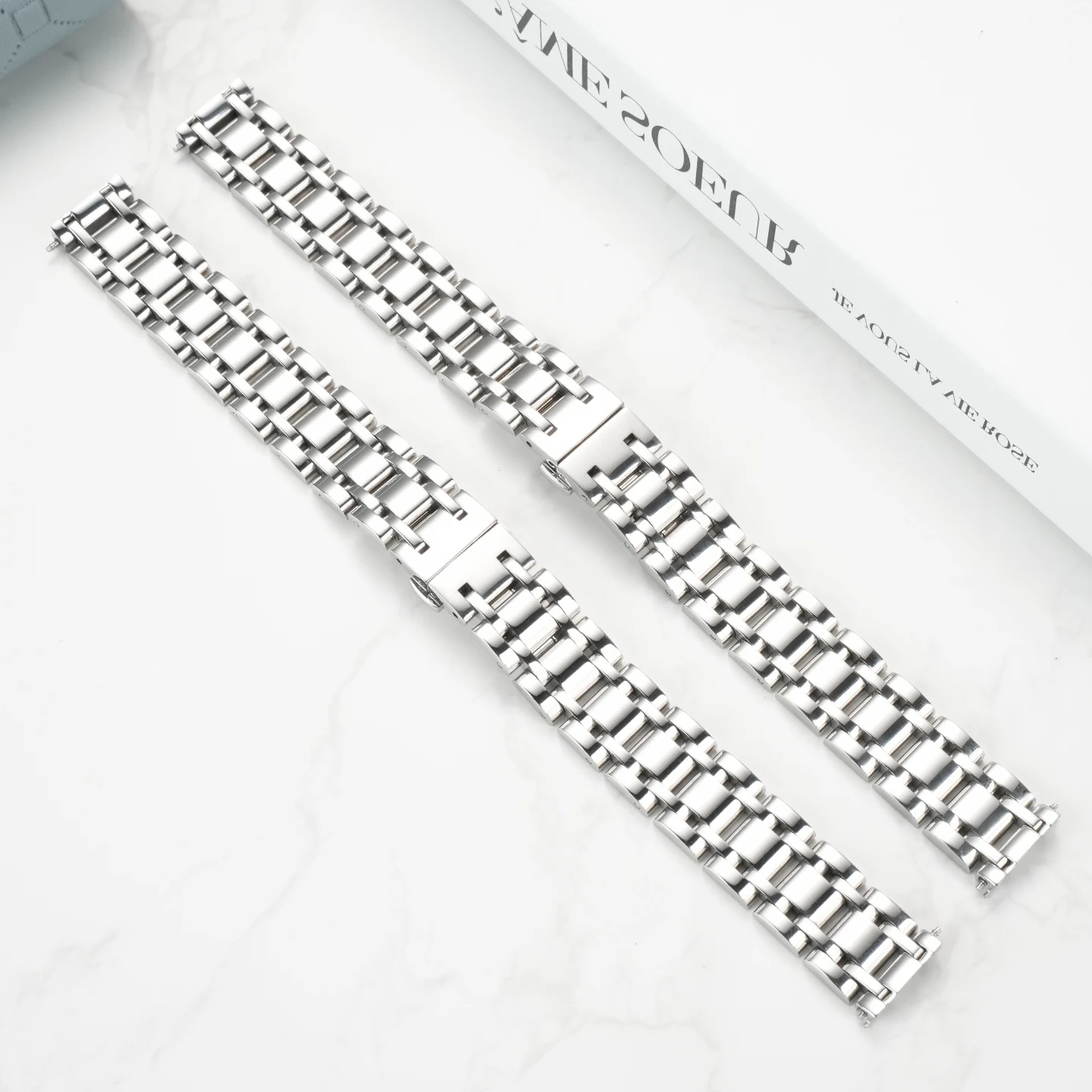 For Longines Dolce Vita Collection L5.255/L5.512 Women's Fashion Exquisite Watch Strip Color Precision Steel Watch Chain 15 17mm