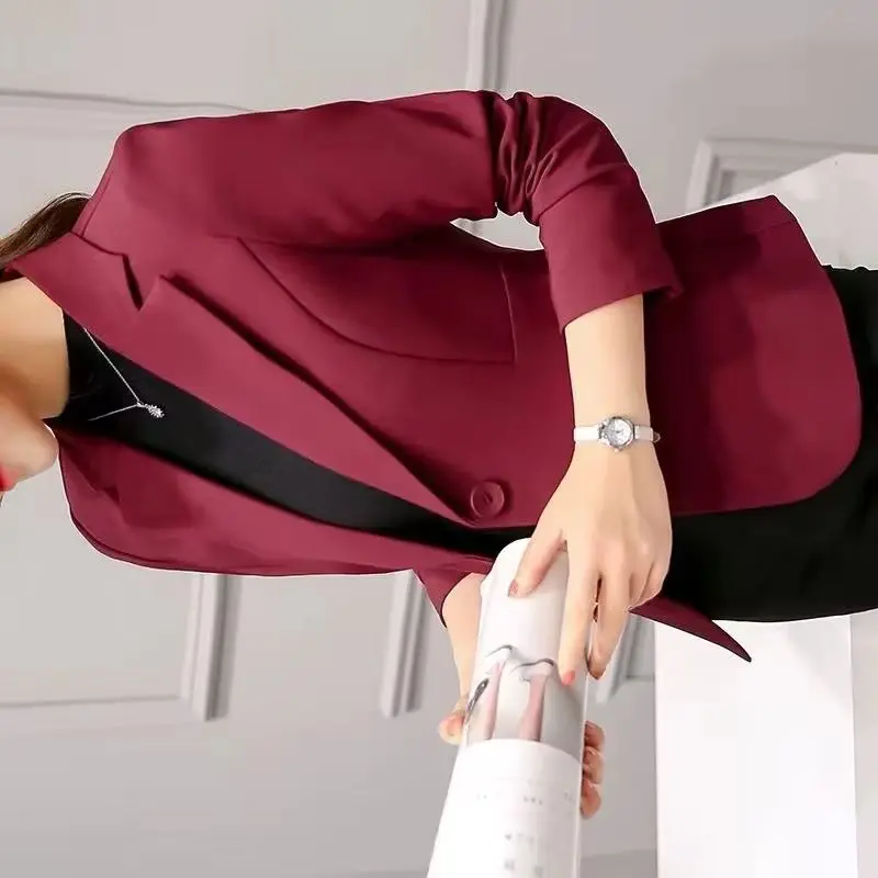 High Quality Blazer Coat Women Spring Autumn Outwear 2027New Fashion Short Suit Female Jacket All-Match Thin Overwear Ladies Top