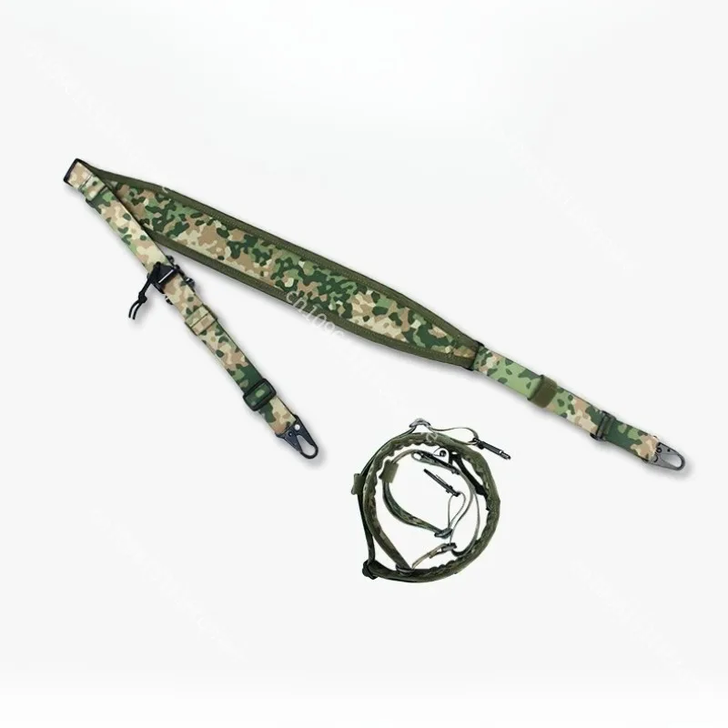 

1 шт., камуфляжный тактический ремень в Нидерландах, индивидуальный 2-точечный модульный ремень для стрельбы, охоты, быстрорегулируемый ремень для пистолета, плечевой ремень