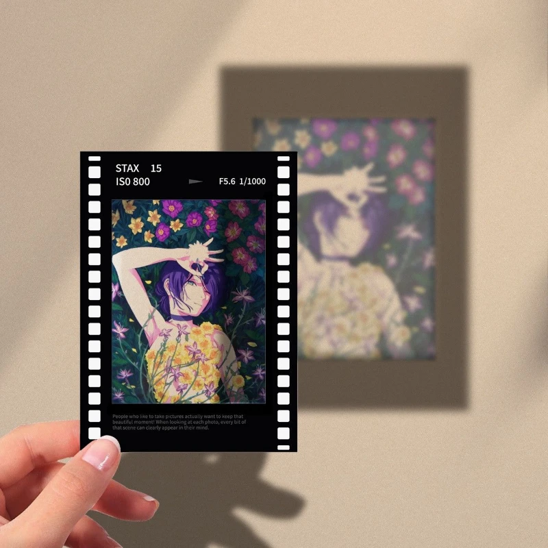 أنيمي بالمنشار رجل الفيلم: ريز قوس تأثيري شفافة مضاهاة التصوير الفوتوغرافي فيلم صور بطاقة ملحقات للتزيين حلية #6