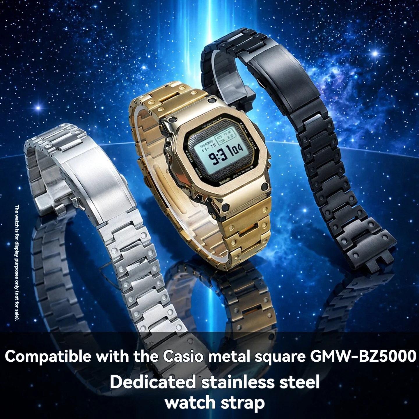 For Casio's new G-SHOCK GMW-BZ5000 series stainless steel watch strap with dedicated watch chain accessories