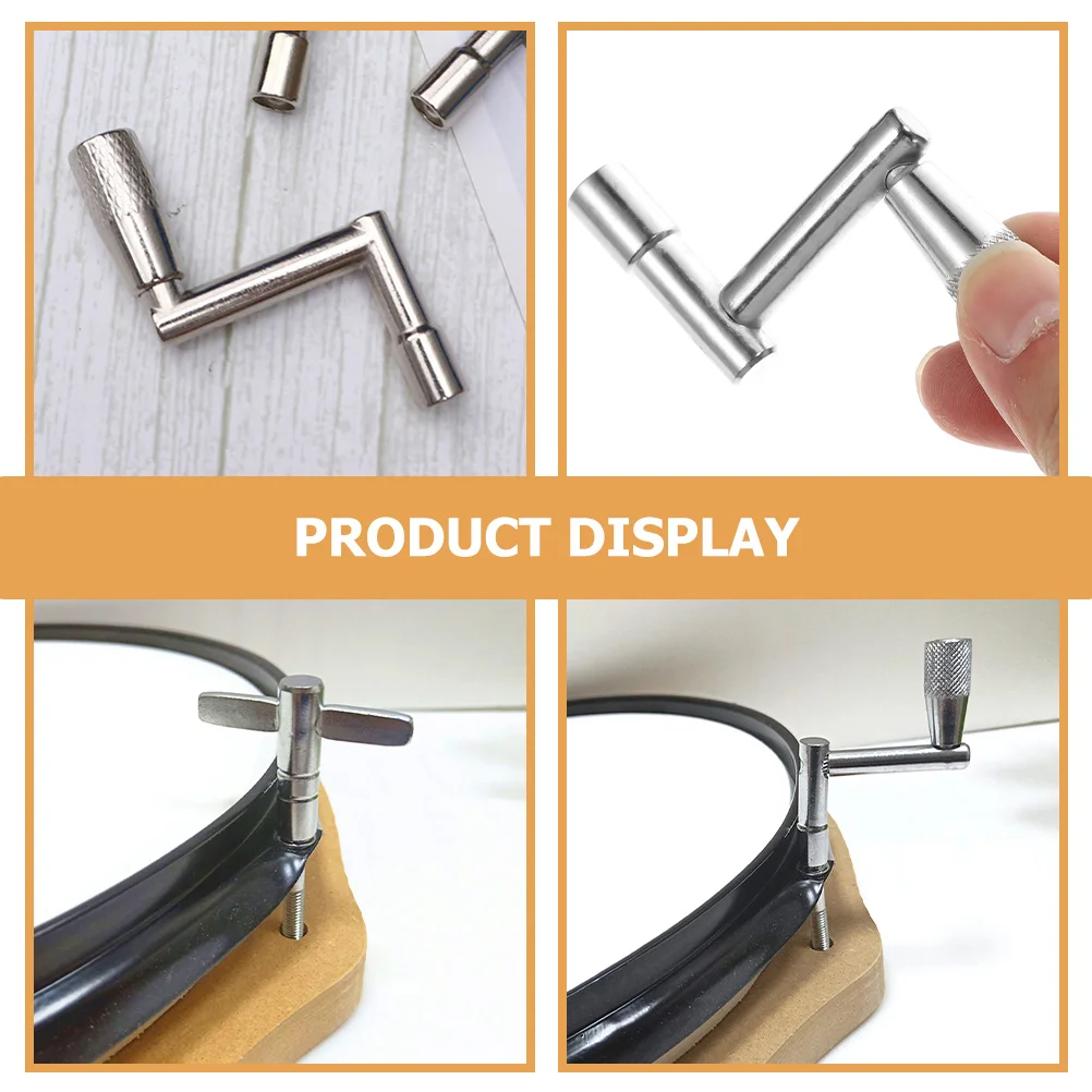 

4Pcs Metal Drum Tuning Keys Durable Practical for Long Time Use Perfect Gift for Drummers and Beginners Drum Key
