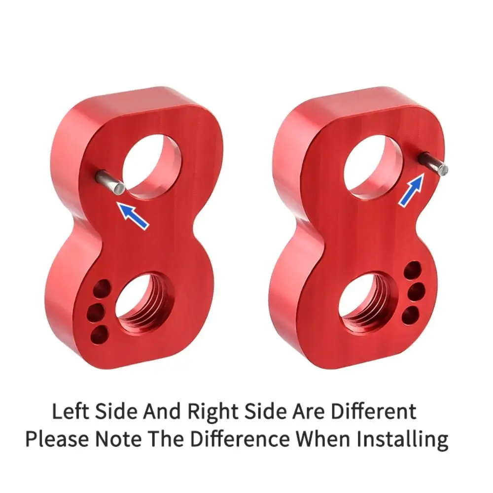 8-shaped Bicycle Parts Extension Seat Aluminum Alloy Universal V Brake Converter Adapter Black/Red Durable V Brake Extender