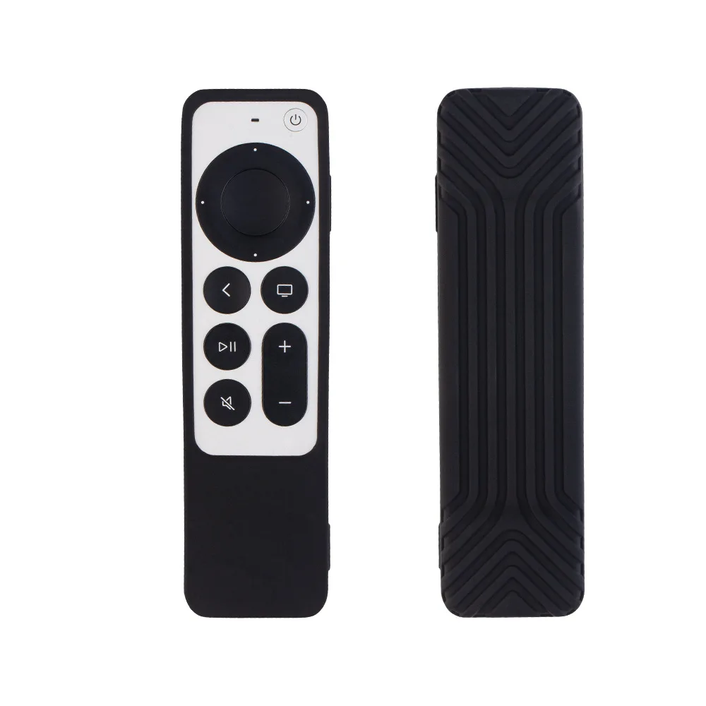 Funda de silicona para Apple Siri Remote 2021/2022 (2.ª/3.ª generación), funda protectora a prueba de golpes para Apple TV 4K Siri