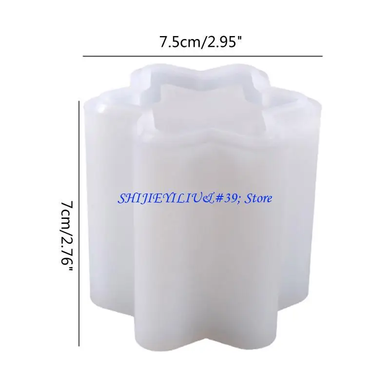 E21F Silicone Craft Jewelry Storage Flower Pot Mould Pen Holder Mold Making Handcraft