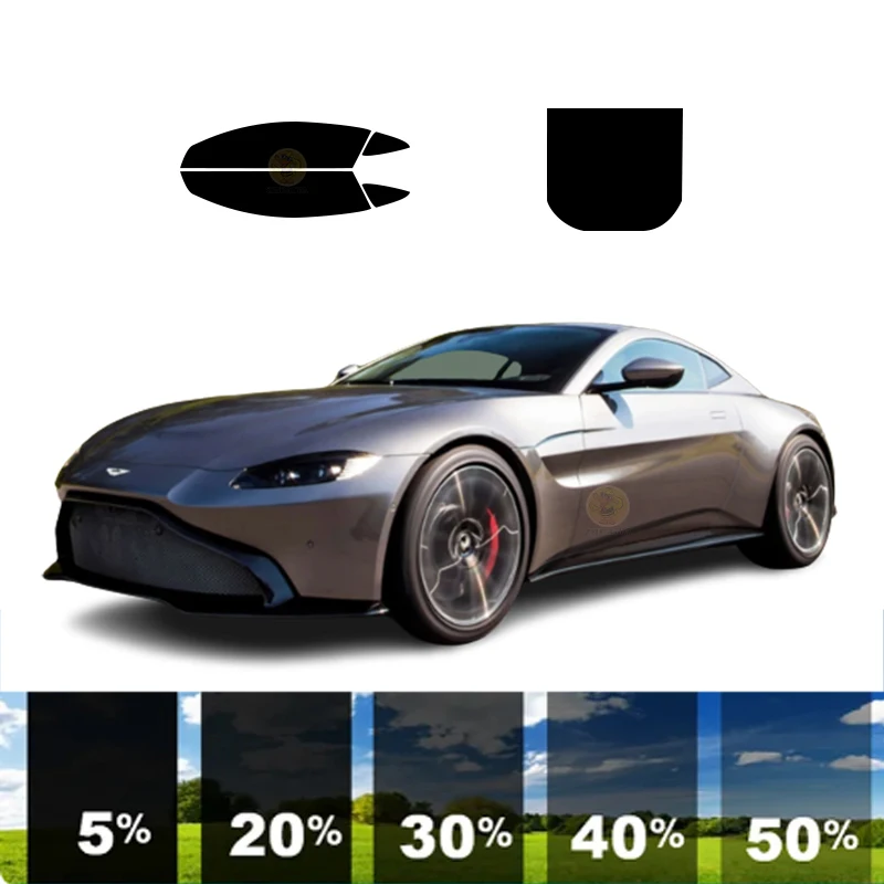 

precut Removable Window Tint Film For Car 100% UVR 5%-70%VLT Heat Insulation Carbon ﻿For ASTON MARTIN VANTAGE 2DR COUPE2022-2023