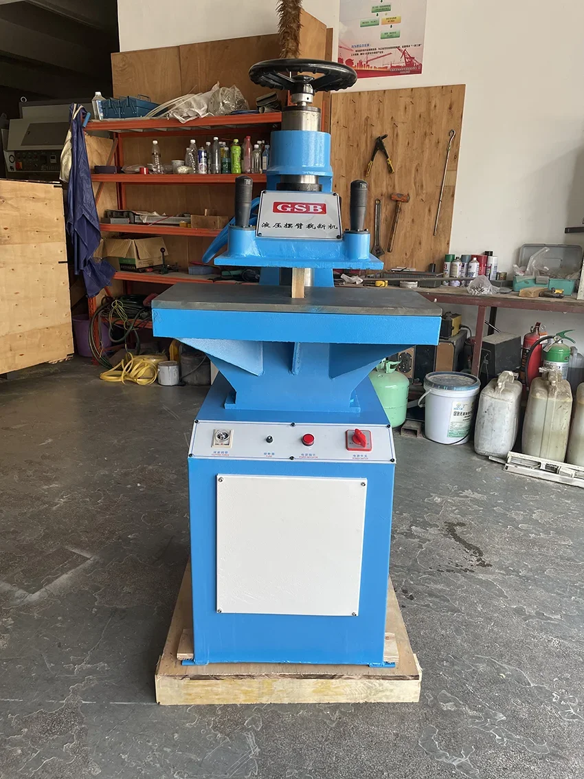Automatic Multi Function Punching Hole 10 Tons Leather Cutting Press hine Hydraulic Swing Arm Clicker Press