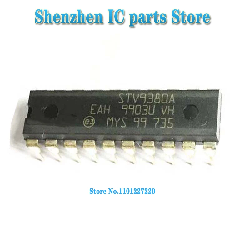 10pcs/lot  STV9380A STV9380 DIP-20 In Stock