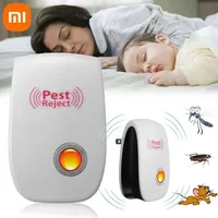 Xiaomi Ultrasonic Pest Repellents Mouse Cockroach Mosquito Insect Repeller Effective Essential for Summer-have Pest Exterminato