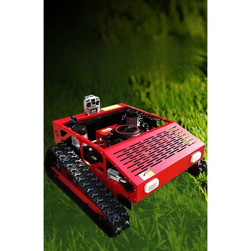 Remote control lawn mower, small automatic multi-function four-wheel drive lawn mower